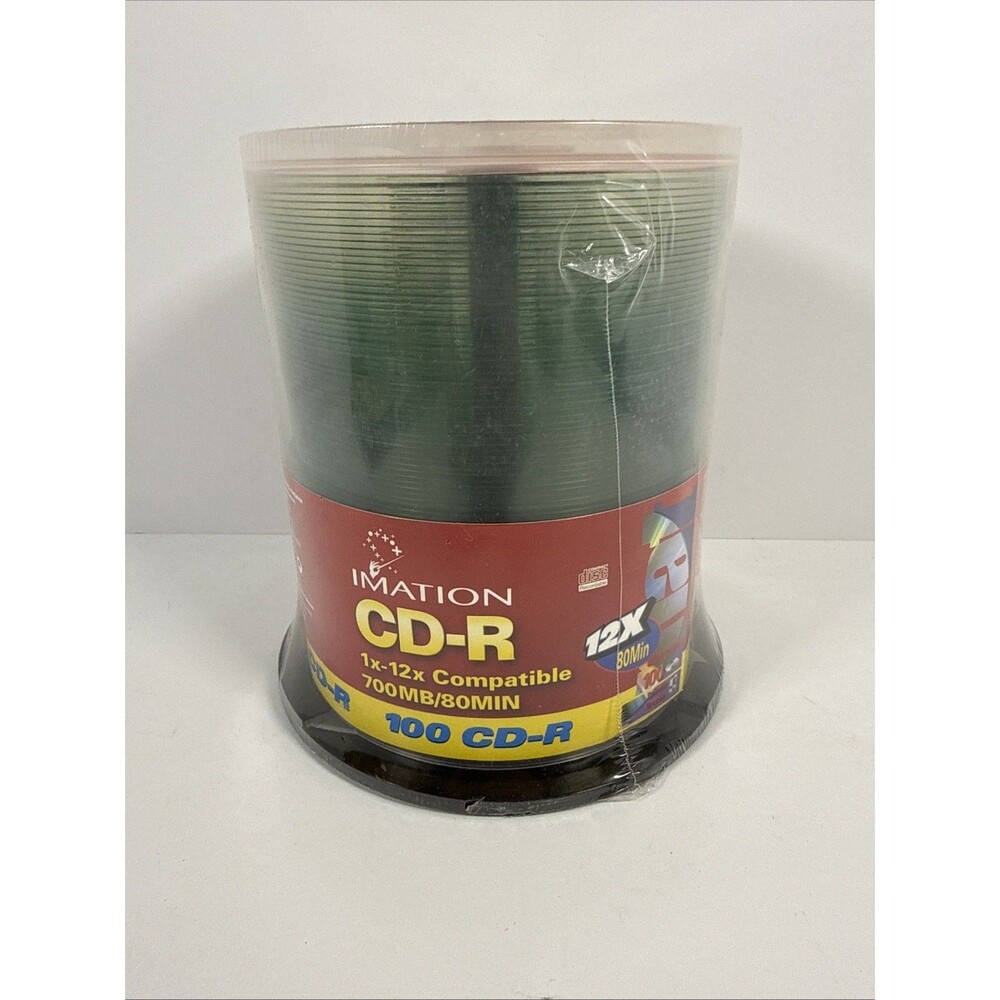 Imation 100 Pk CD-R 700MB/80 Min.